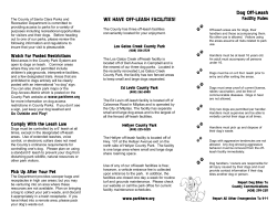 Rules and Regs about Dogs in Santa Clara County Parks