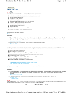 Problems - Bakersfield College