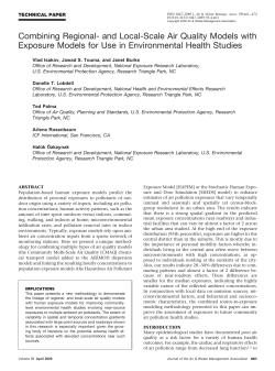 Combining Regional- and Local-Scale Air Quality Models with