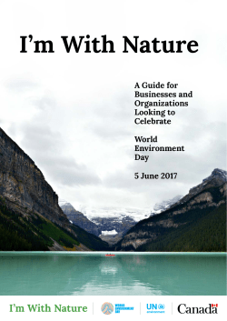 I`m With Nature - World Environment Day