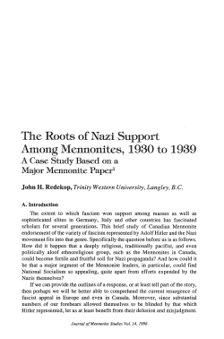 this PDF file - Journal of Mennonite Studies