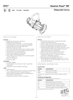 Source Four&reg; 90˚ ETC