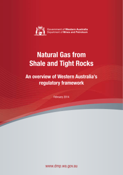 An overview of Western Australia`s regulatory framework