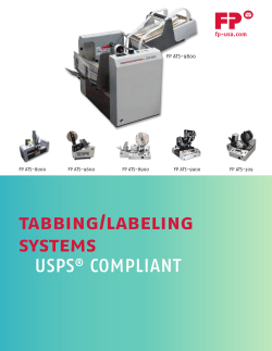 Tabbing/labeling sysTems