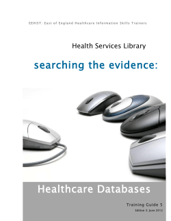 Searching Healthcare Databases