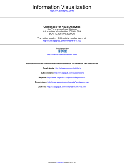 Challenges for visual analytics