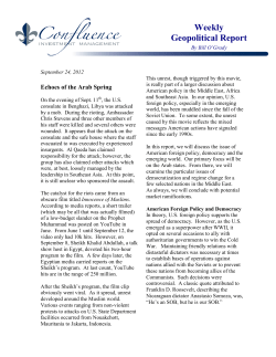 weekly geopolitical report