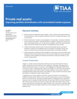 Private real assets: