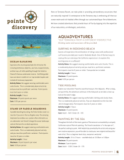 aquadventures - Terranea Resort