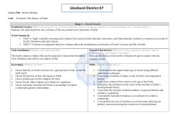 Evolution-history of earth