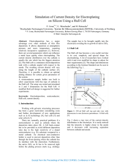 Simulation of Current Density for Electroplating on Silicon Using a