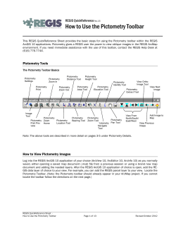How to Use the Pictometry Toolbar