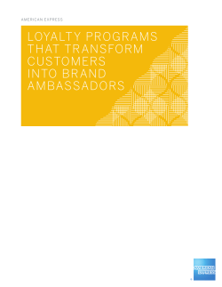 loyalty programs that transform customers into