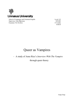 Queer as Vampires
