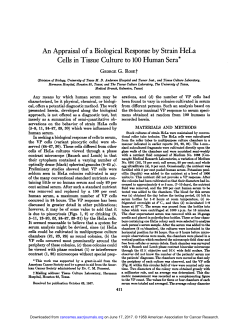 An Appraisal of a Biological Response by Strain