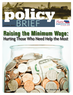 Raising the Minimum Wage