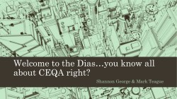 the dais...you know all about CEQA, right?