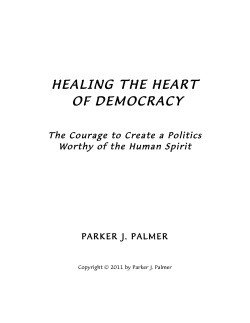 HEALING THE HEART OF DEMOCRACY