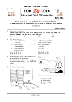 FOX 2014 - foxcompetition.hu