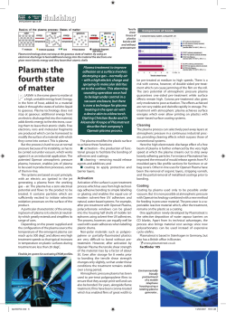 Plasma the 4th state of matter