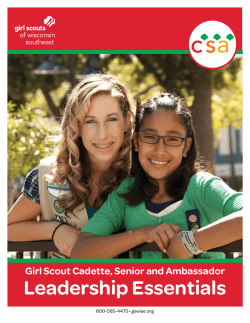 CSA Leadership Essentials booklet.indd