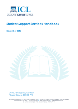For the full Student Handbook PDF, please click here.