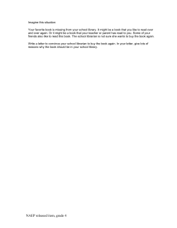 Imagine this situation: