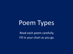 Poem Types