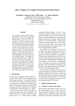How Complex are Complex Protein