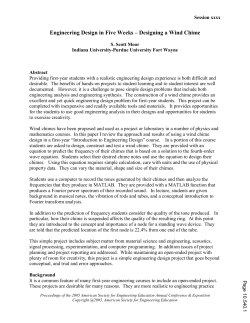 Designing A Wind Chime - Asee peer logo