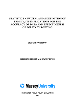statistics new zealand`s definition of family, its