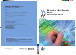 Financing High-Growth Firms