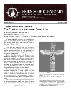 Totem Poles and Tourism: The Creation of a Northwest Coast Icon