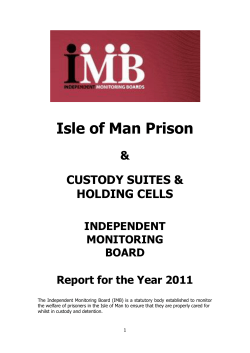 IMB Report for 2011 - Isle of Man Government