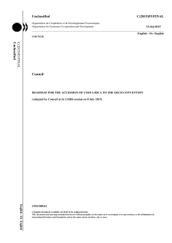 C (2015)93/F IN AL Unclassified