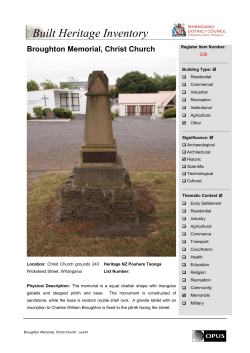 Built Heritage Inventory