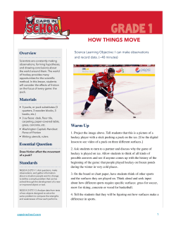 Caps Friction Lesson Grade 1 Rev