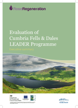 here - Cumbria Fells and Dales LEADER