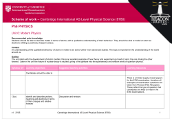 Cambridge International AS Level Physical