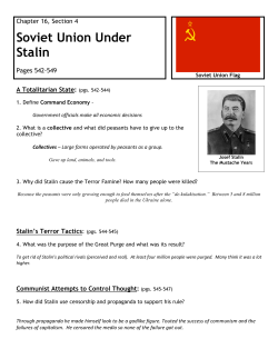 Soviet Union Under Stalin