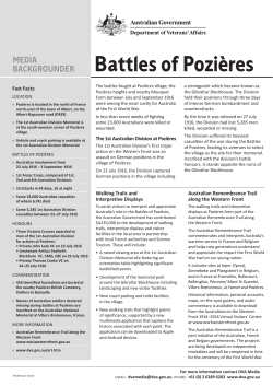 Battles of Pozieres