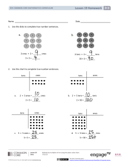 Lesson 19 Homework 3&bull;3