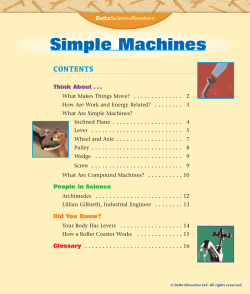 Simple Machines - Delta Education