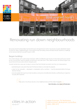 cities in action Renovating run down neighbourhoods