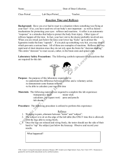 Reaction_Time_and_Reflexes - South Lewis Central School