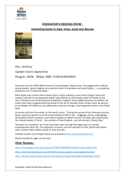 Captain Cook`s Apprentice - Australian National Maritime Museum