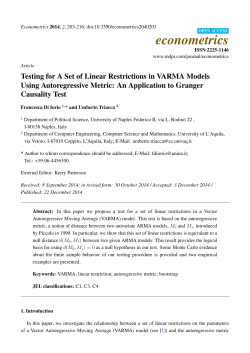 Testing for A Set of Linear Restrictions in VARMA Models Using