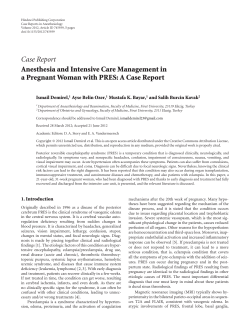A Case Report