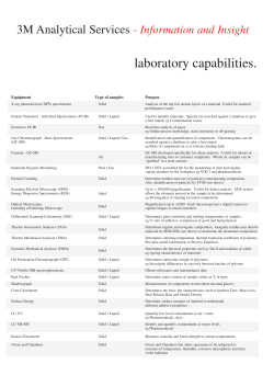 (6380) Analytical Services leaflet