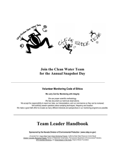 Team Leader Handbook